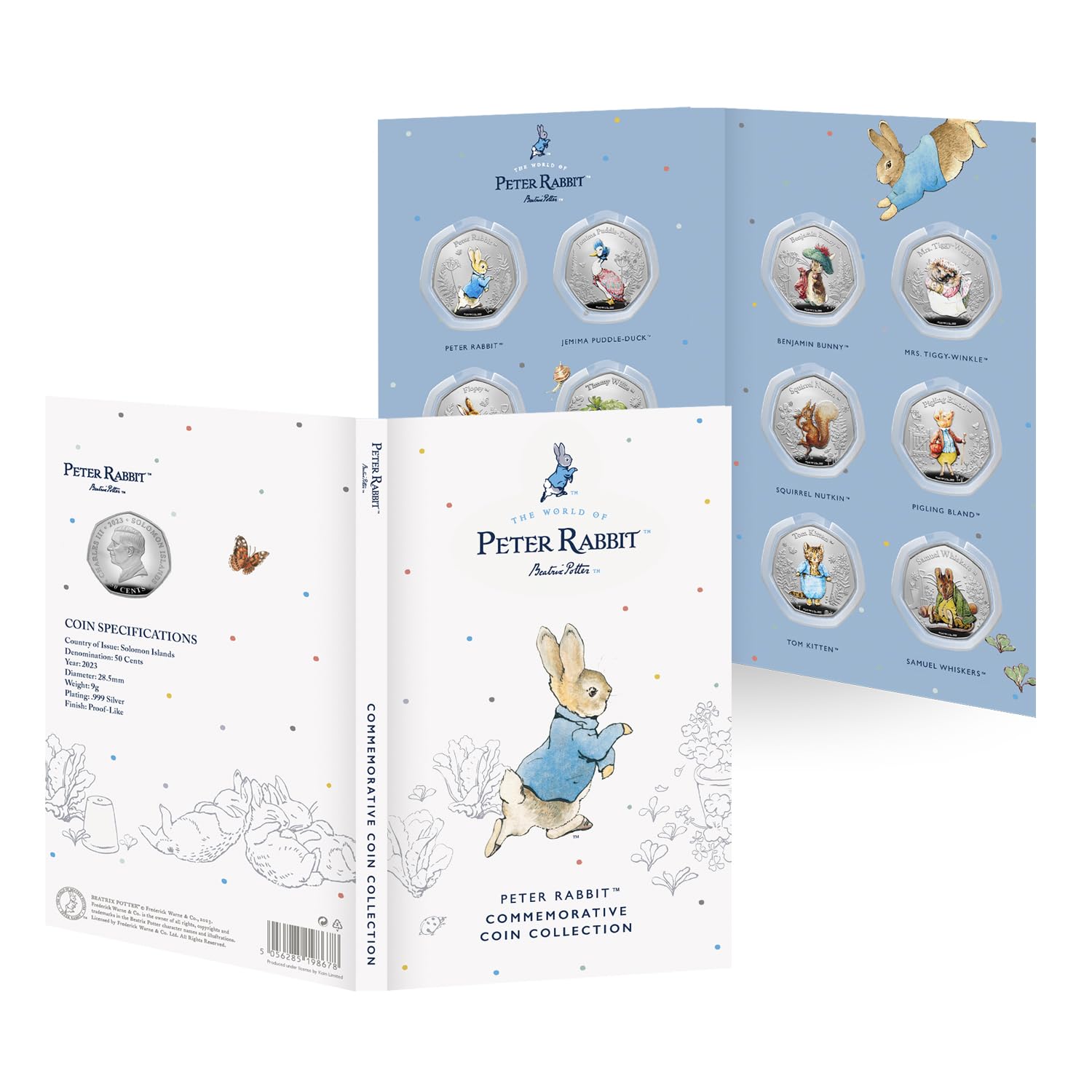 The Koin Club Beatrix Potter World of Peter Rabbit Complete Collection ...