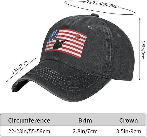 Miniatura 7 de Gorra de béisbol con diseño de bandera americana, para hombre y mujer, estilo vintage, ajustable