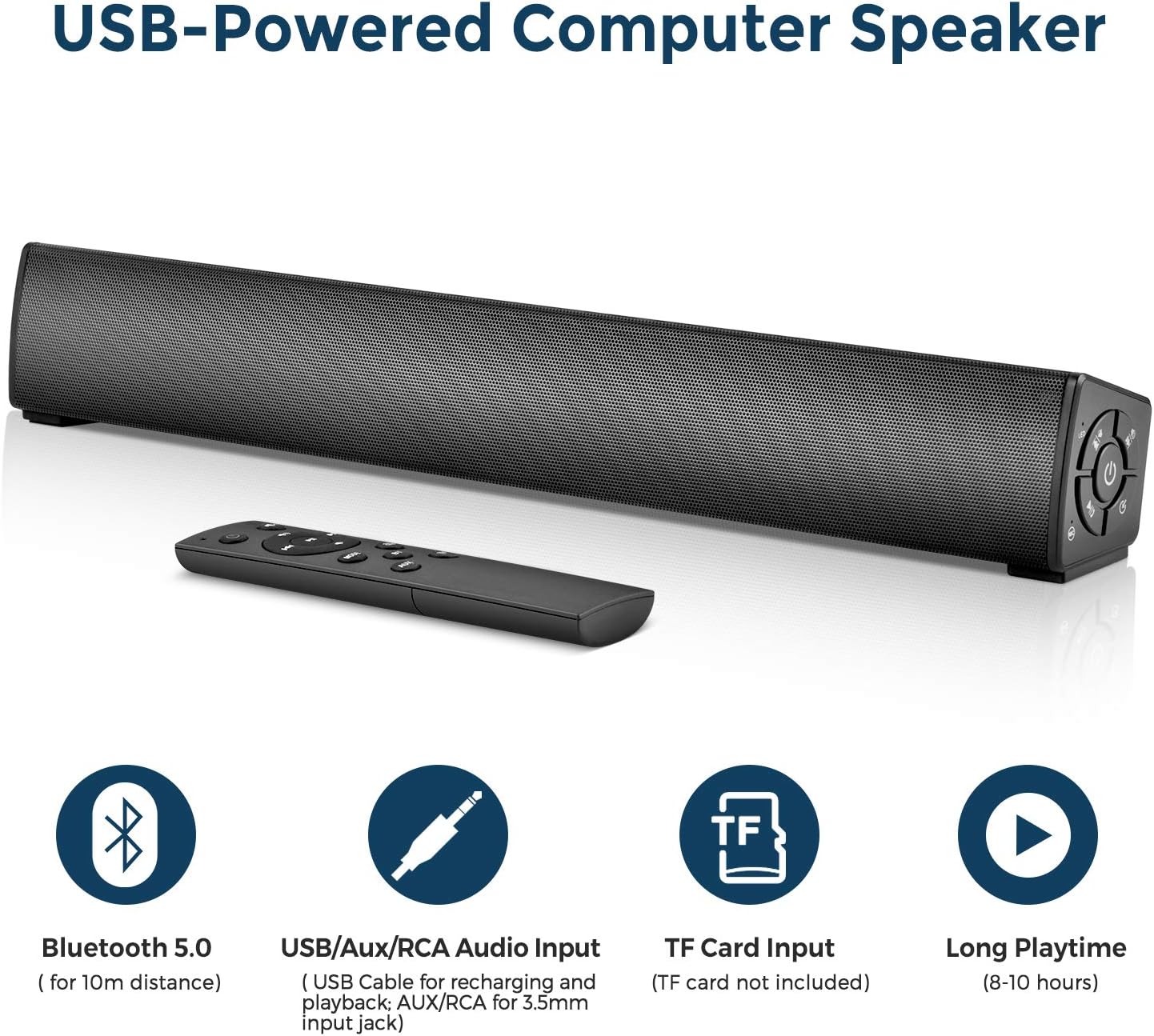 Buу 2 gеt 3 Computer Speaker, Wired and Wireless PC Sound Bar, Stereo USB Powered Mini bass Soundbar Speaker for PC Cellphone Tablets Desktop Laptop 80% оƒƒ Dіѕсоunt Computer Speaker, Wired and Wireless PC Sound Bar, Stereo USB Powered Mini bass Soundbar Speaker for PC Cellphone Tablets Desktop Laptop
