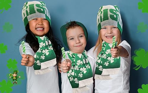 Miniatura 7 de Paletas de torsión del día de San Patricio, caja de recuerdos de fiesta, envueltas individualmente (paquete de 24)