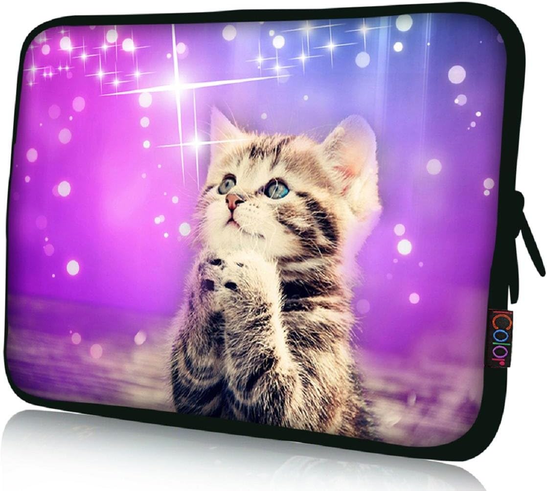 icolor 10" 10.2" inch Soft Neoprene Laptop Netbook Bag Protection Sleeve 8" 9.7" Tablet Case Sleeve Bag Cover Pouch