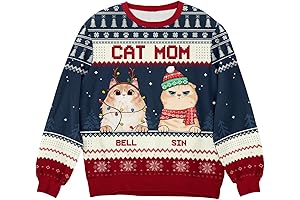 Cat Mom Christmas Sweater: The Purrfect Holiday Gift for Feline Enthusiasts
