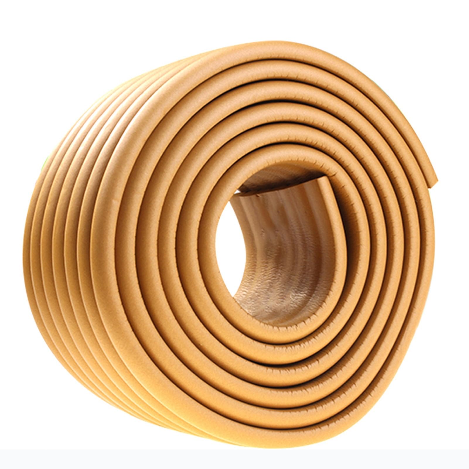 YNBSHGAA Foam edge protectors, Foam Wall Edge Protector, Furniture Safety Bumpers, Sharp Guards Pole Strips Coffee Table,Woody-1pcs
