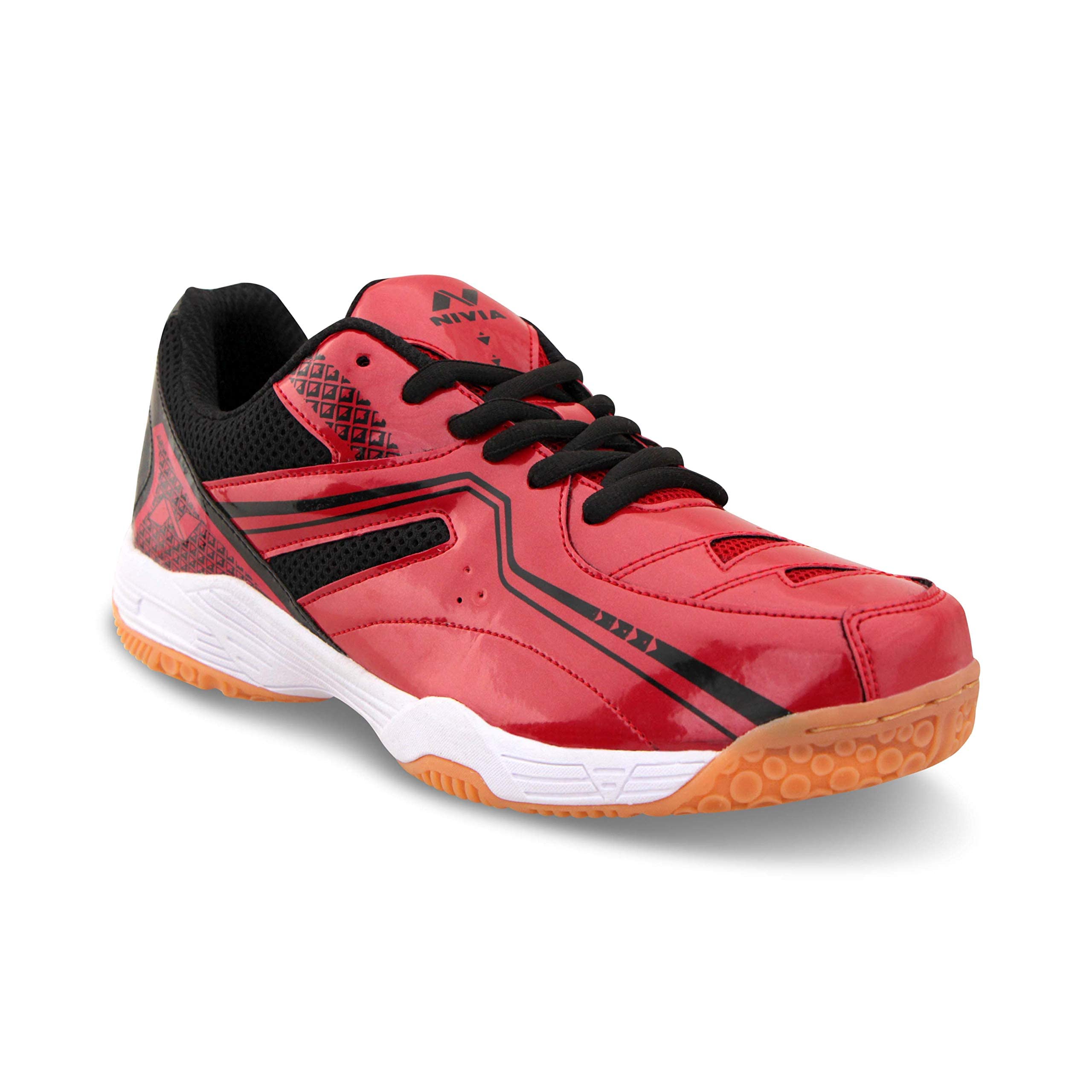 Nivia Mens Battledore Badminton Shoe for Mens (Red/Black) UK - 11 (B08X4QVF37) Amazon Price History, Amazon Price Tracker