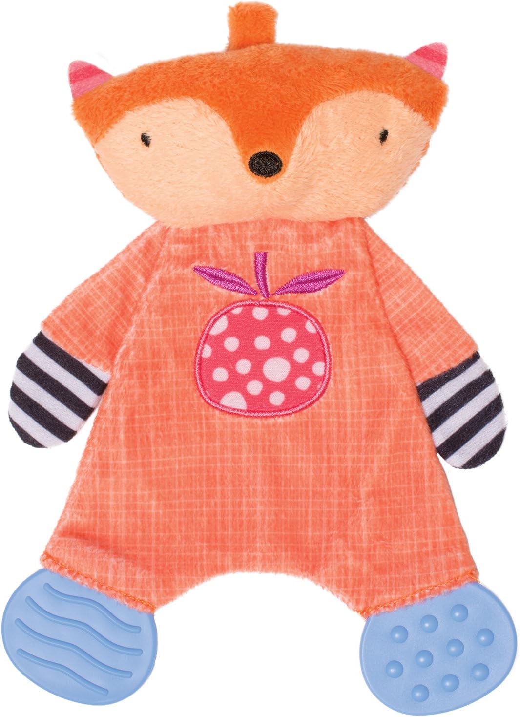 Manhattan Toy Teether Fox Snuggle Blankie Toy