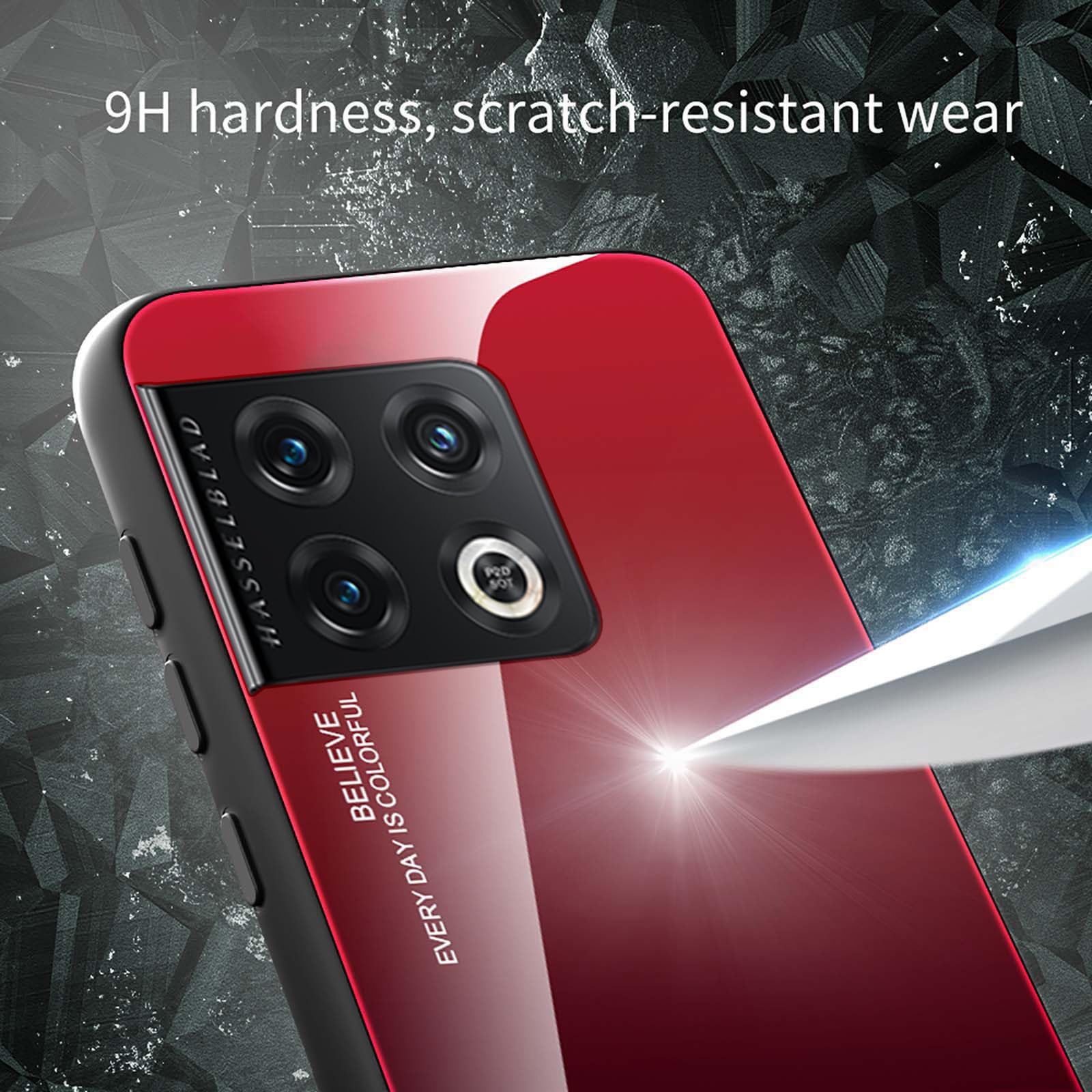 WEIOU Cover per OnePlus 10 Pro, Slim Laureato Custodia Posteriore in Vetro Temperato 9H, Bordo in TPU Bumper in Silicone Protettiva Case - 7 WEIOU Cover per OnePlus 10 Pro, Slim Laureato Custodia Posteriore in Vetro Temperato 9H, Bordo in TPU Bumper in Silicone Protettiva Case - 7