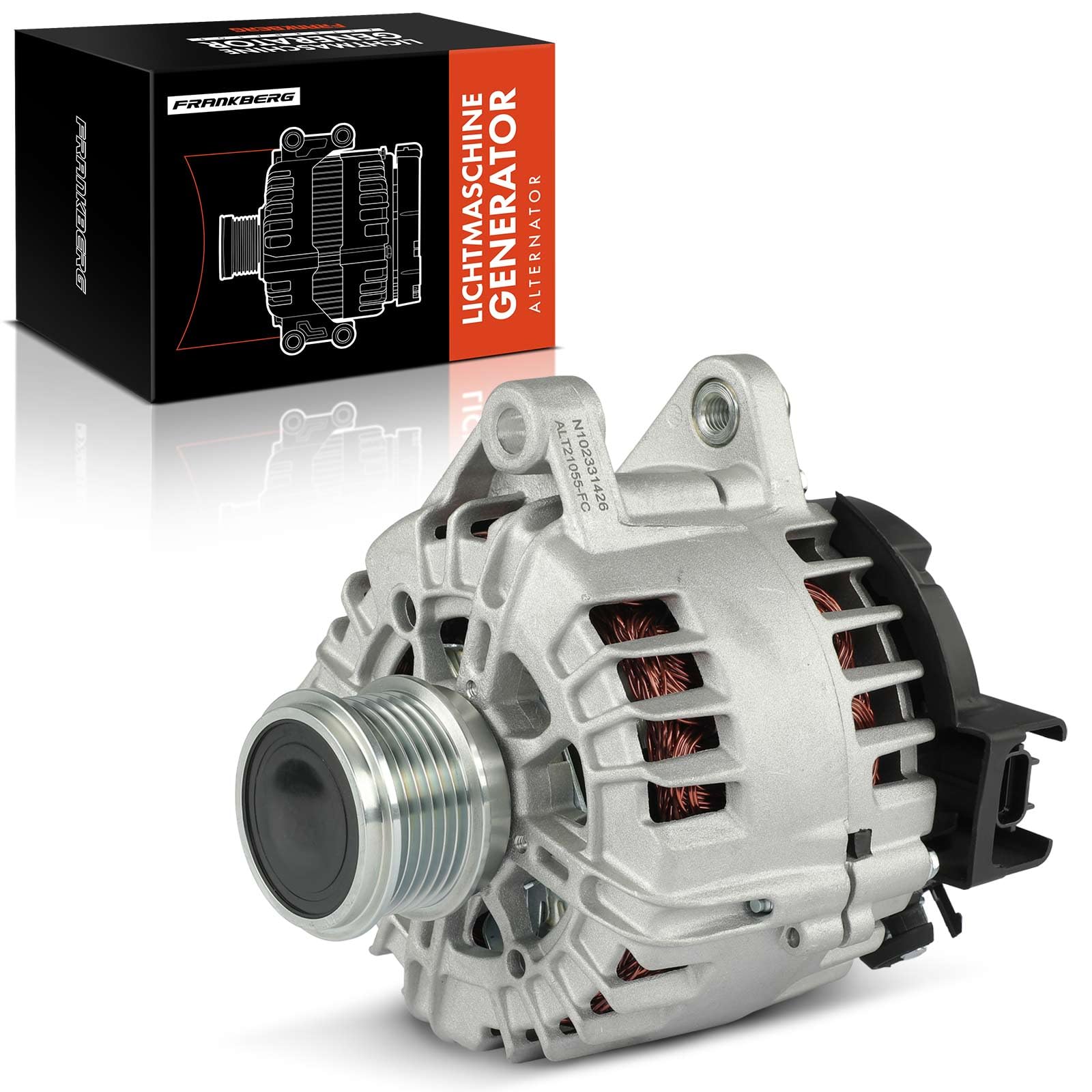 Frankberg Lichtmaschine Generator 180A Kompatibel mit Mondeo V Schrägheck CE 2.0L Diesel 2014-2024 Galaxy CK 2.0L Diesel 2015-2018 S-Max CJ WA6 2.0L Diesel 2015-2018 Replace# 439957