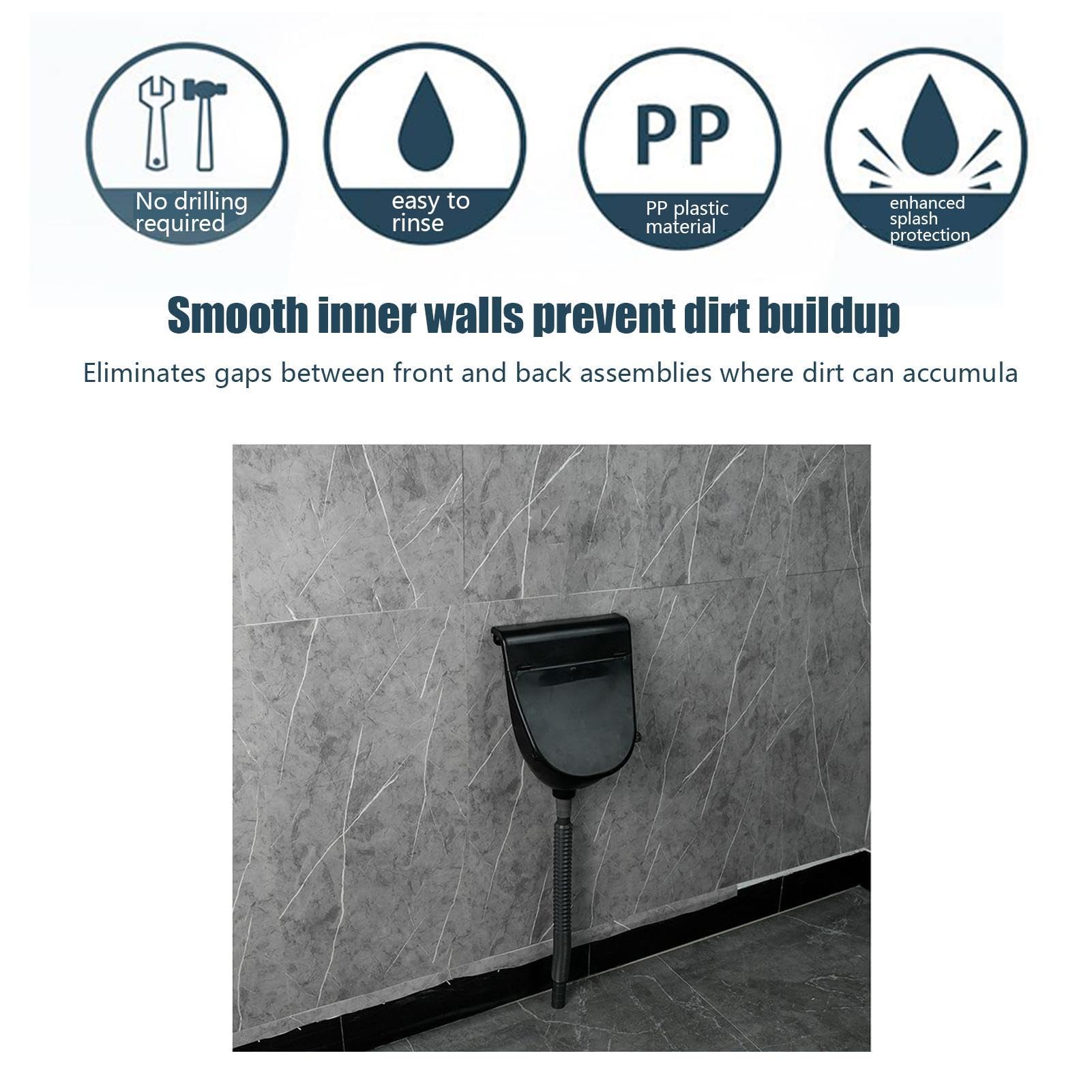 Orinatoio Da Garage Copertura antiodore per orinatoio da parete | Toilette Per Esterni Per La Casa, Il Dormitorio, Capanno, Camper, Garage, Cantiere, Pubblico, Campeggio, Palestra