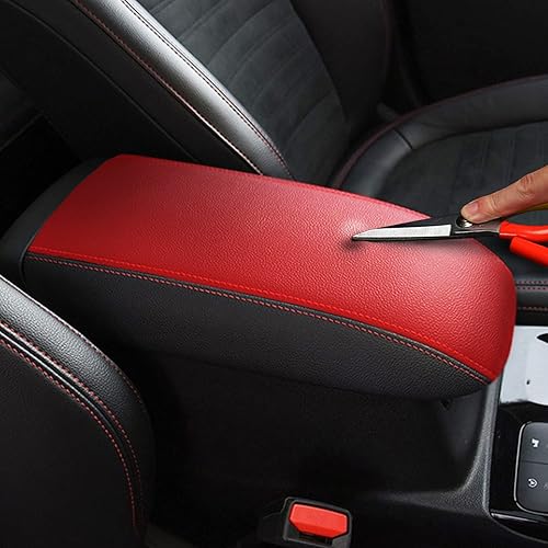 Miniatura 2 de HORRY Funda para reposabrazos de consola central adecuada para Ford Escape 2020-2023, Ford Bronco Sport 2021, 2022, 2023, protector de piel
