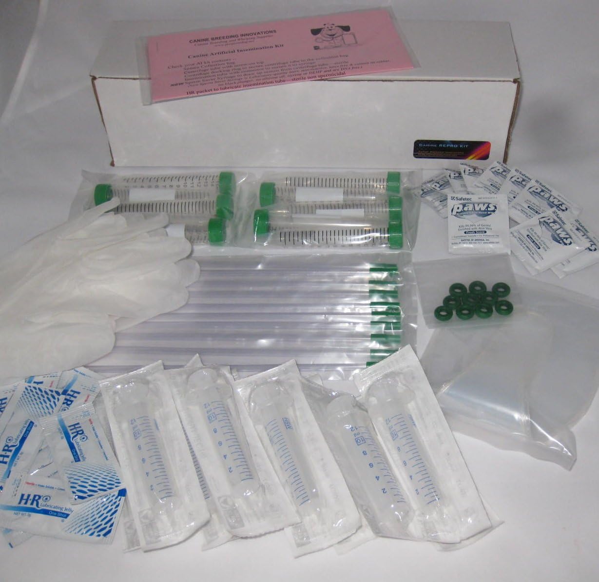Breeder Kit Artificial Insemination Kit for Dogs 10 Count for Medium Breeds