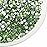 Beadsland 144pcs Flat Back Crystal Rhinestones Round Gems for Nail Art and Craft Glue Fix, Light Green, SS40, 8.4-8.7mm