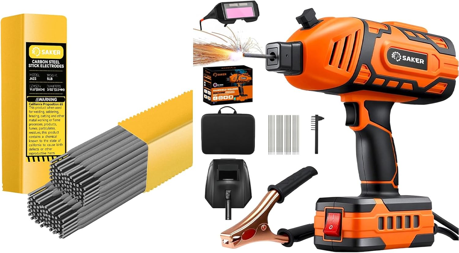 Saker E6013 Welding Rod 3/32'' 5LB - Saker Portable Welding Machine