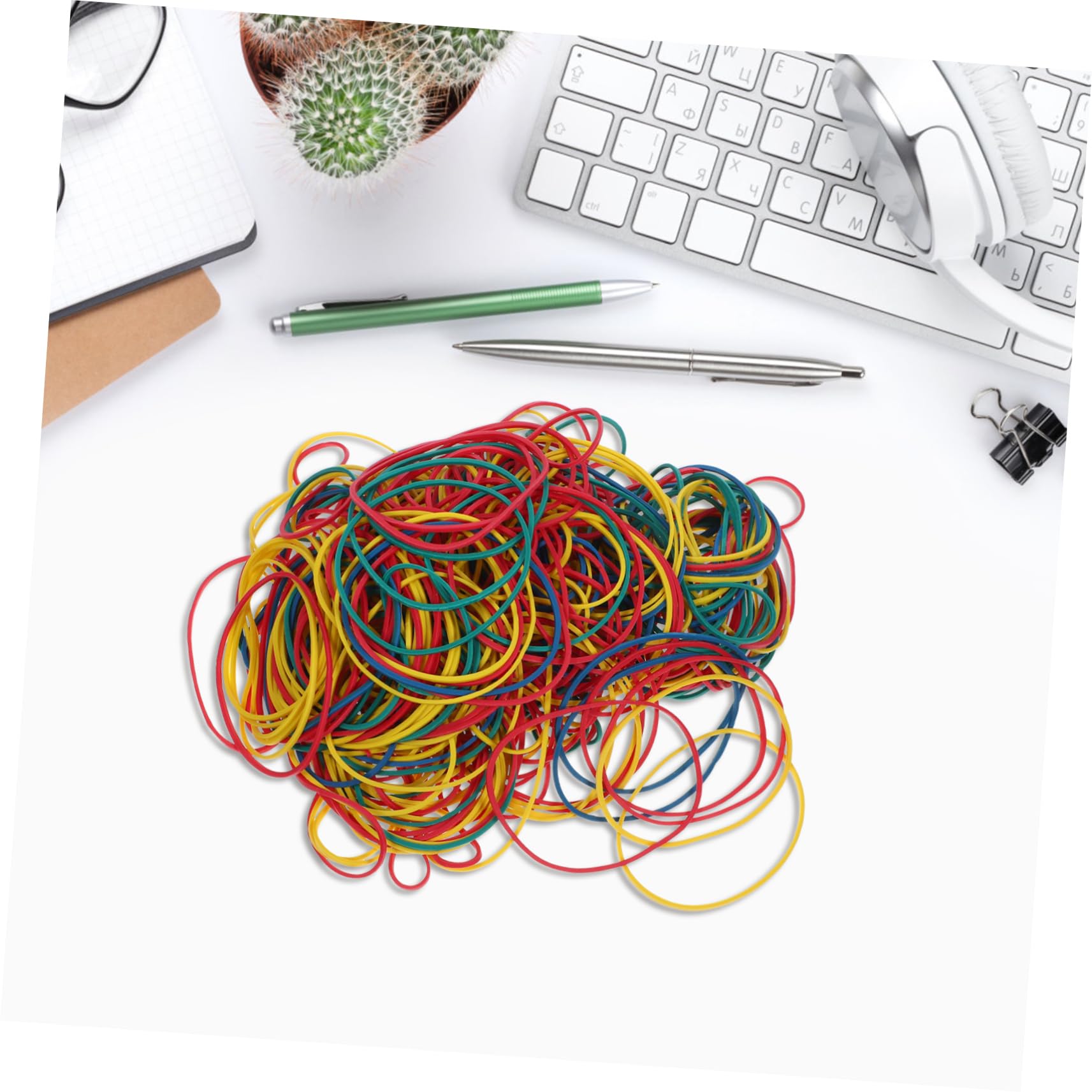 STOBOK 1tasche Multifunktionale Gummibänder Bunten Farben Elastische Gummiringe Für Büro Haushalt Und Diy-projekte Packung Durchmesser