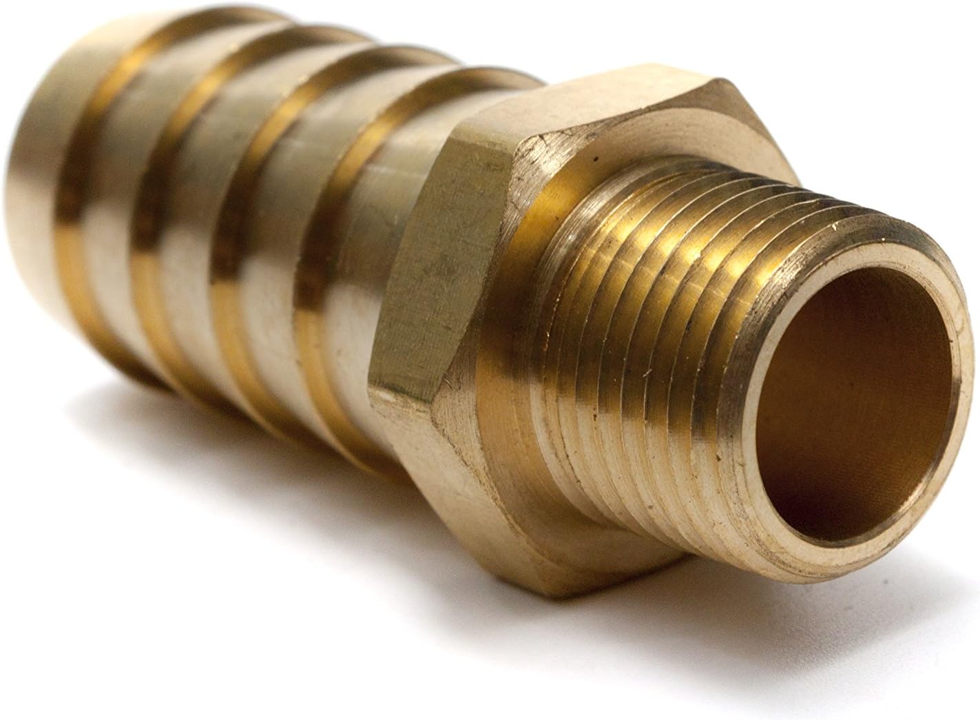 LTWFITTING Brass Barb Fitting Connector 3/4-Inch Hose ID x 3/8-Inch Male NPT Gas(Pack of 20)
