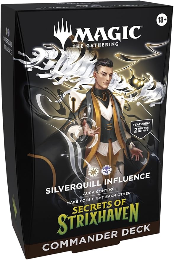 MTG Secrets of Strixhaven Commander Deck Silverquill Influence