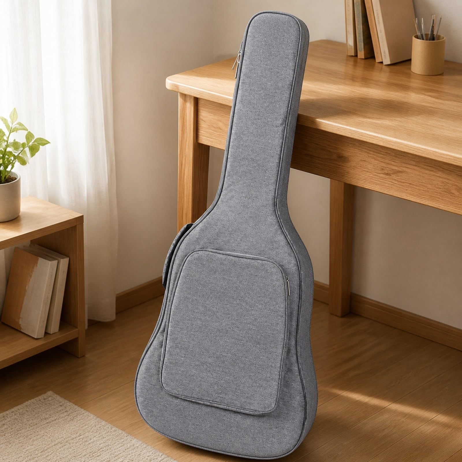 predolo Funda Guitarra con Bolsillo Frontal Resisn Al Agua Ajustable para Almacenamiento
