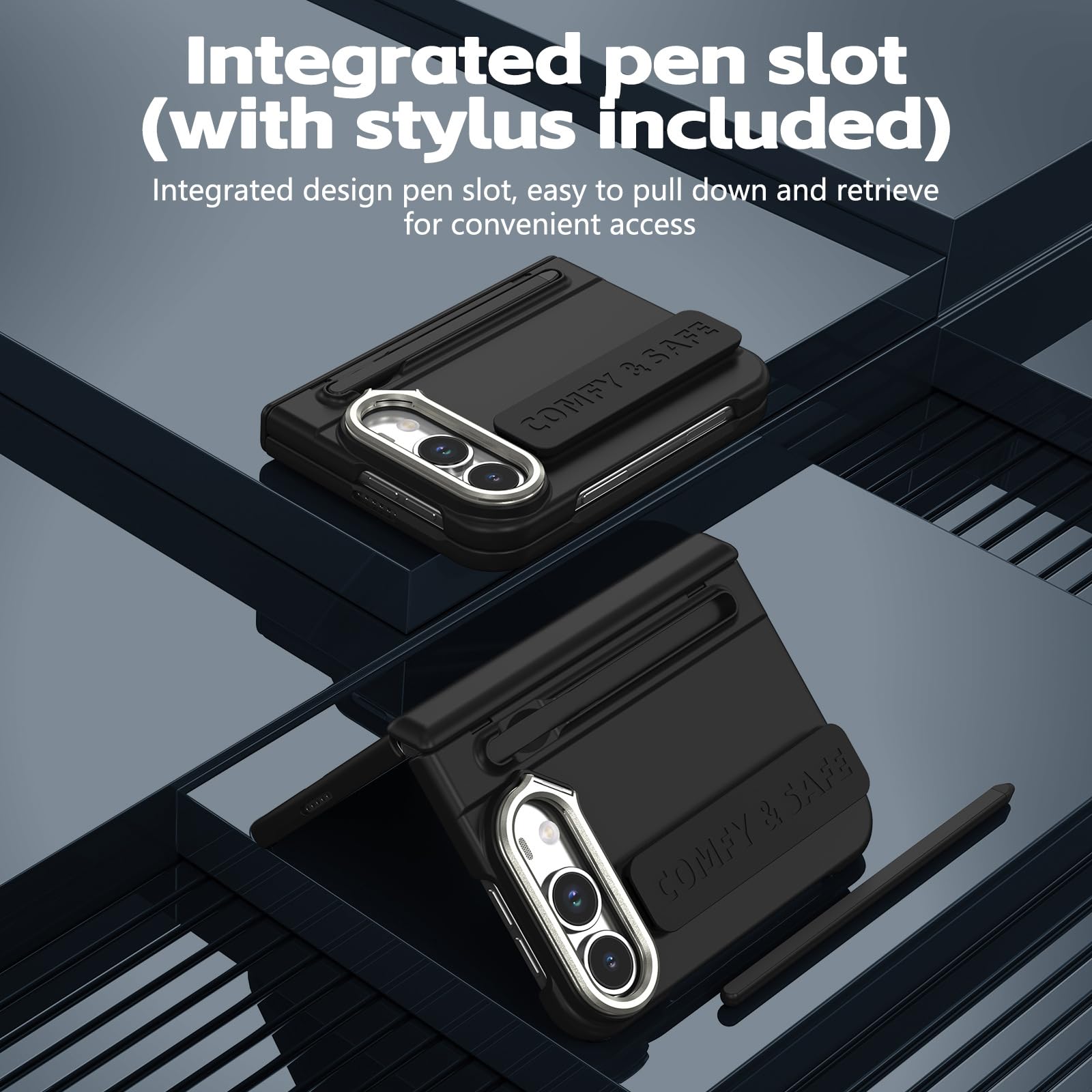 Odporne na uderzenia etui do iPhone Duo, z otworem na długopis i ukrytym