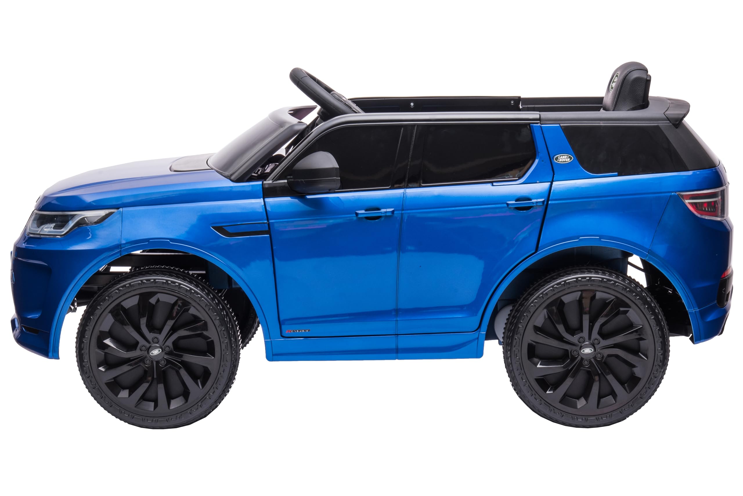 Jaguar Land Rover Discovery Ride on Car 2WD Rear Wheel Drive Licensed HSE Sport Kids Electric Car Including Leather Seat 12v Battery Blue