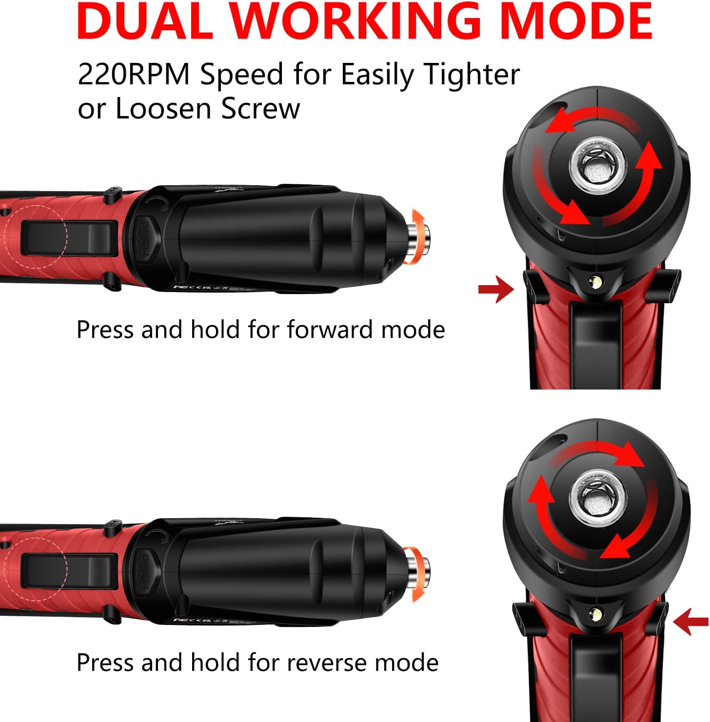 JENABOM Electric Screwdriver Cordless Rechargeable Small Power Drill Set 3.6V Li-ion 3.5Nm Max Torque Electric Rotatable with LED Light Screwdriver,14Pcs