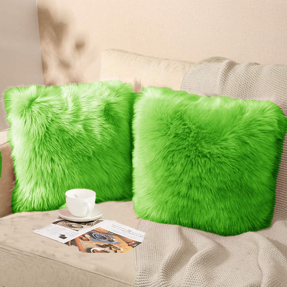 Luxury Fur Pillow Covers - Set of 2 -9