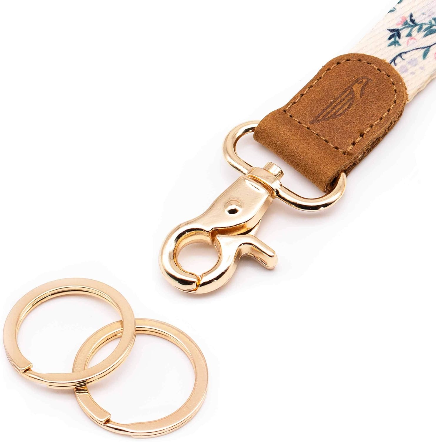 POCKT Cool Neck Lanyard for Keys, Wallets and ID Badge Holders, Key Chain Holder for Men and Women | Bloom - Image 3