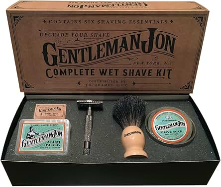 Gentleman Jon Safety Razor Shaving Kit | Vintage...