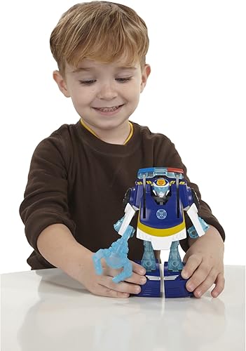 Miniatura 2 de Playskool Heroes Transformers Rescue Bots Energize Chase The Police-Bot Figura de acción