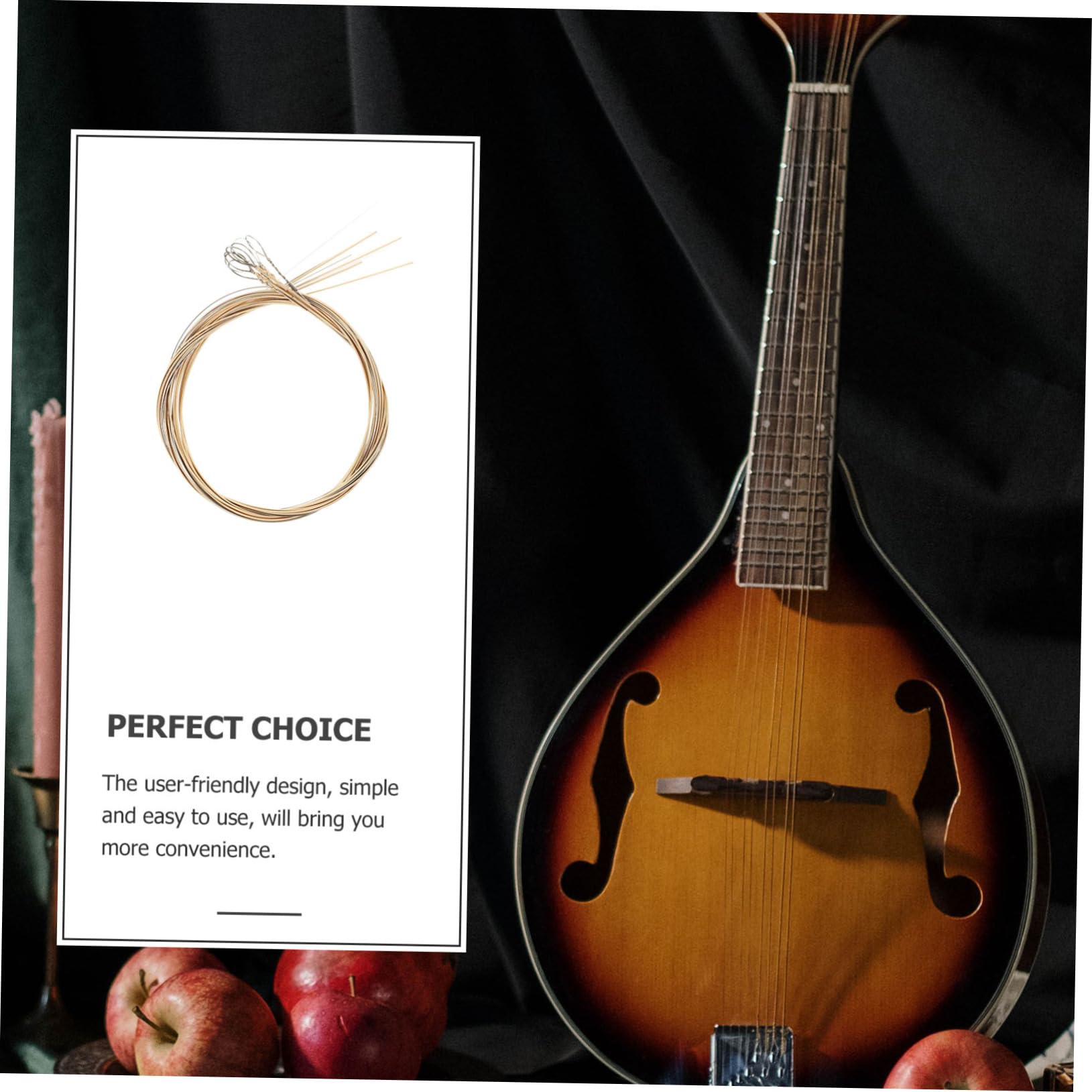 3 Sillet Mandoline En Os - Pour 8 Cordes, Amélioration Sonore