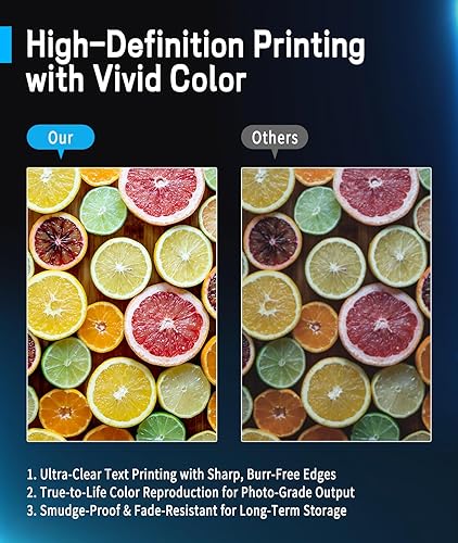 Miniatura 4 de Paquete combinado de cartuchos de tinta 902XL de alto rendimiento negro y color 902XL, compatible con impresoras HP 902 XL, funciona con impresoras