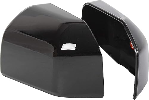 Miniatura 6 de HECASA Tapas de repuesto para espejo superior de la mitad superior compatibles con Ford F150 2015-2020 (negro, par)