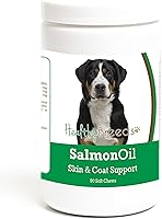 Vista 298 de Healthy Breeds Golden Retriever - Aceite de salmón masticable suave, 90