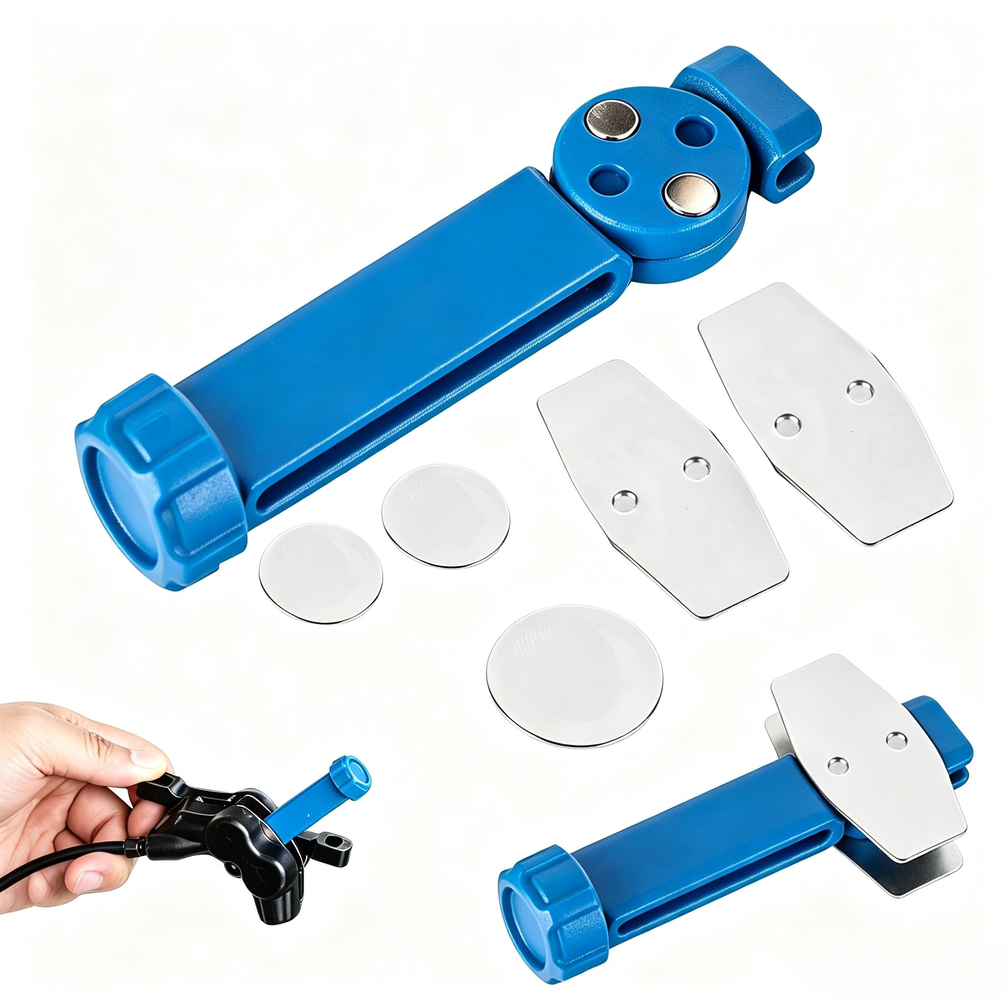 Bike Brake Piston Spreader Tool 5Pcs Flat Push Hydraulic Design Bike Hydraulic Brakestool for Bicycle Garage Maintenance Anti-Tilt Piston Protection Brake Pad Spreader-image-17