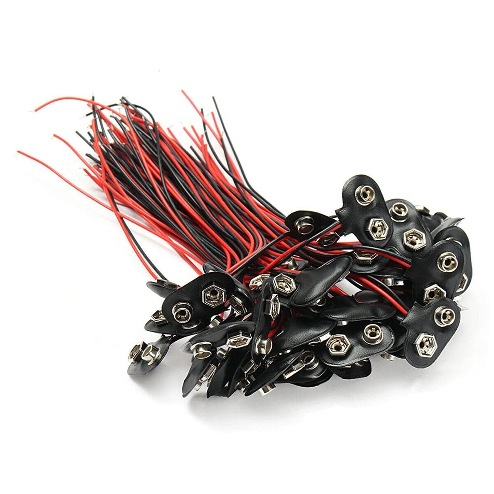 Conector de bateria 9V con cable terminal a presion CZKE estilo T de alta conductividad