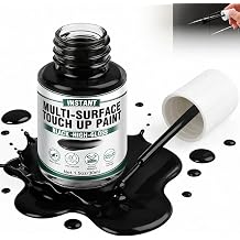 Black Touch Up Paint Pen, High Gloss Black Paint for Scratch Repair, Multi-Surface Use on Metal, Wood, Cabinets, Appliances & More, 1.5 Fl Oz