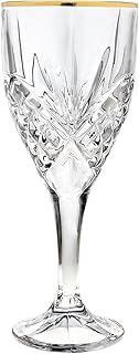 Godinger Dublin Wine Glasses, Stemmed Wine Glass Goblets - 9oz, Set of 4