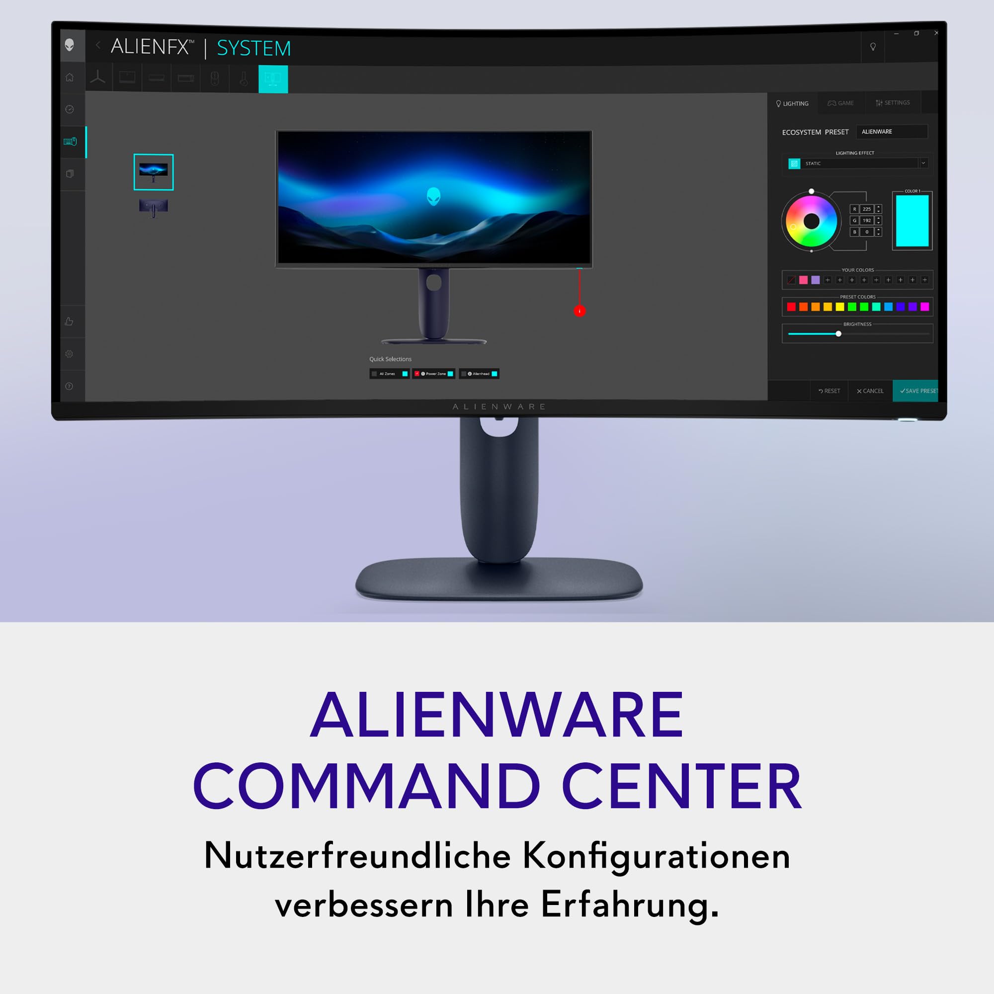 Alienware AW3425DW 34" WQHD 240Hz QD OLED Gaming Monitor, 21:9 1800R Curved, 0.03ms, G-SYNC, FreeSync Premium Pro, HDR True Black 400