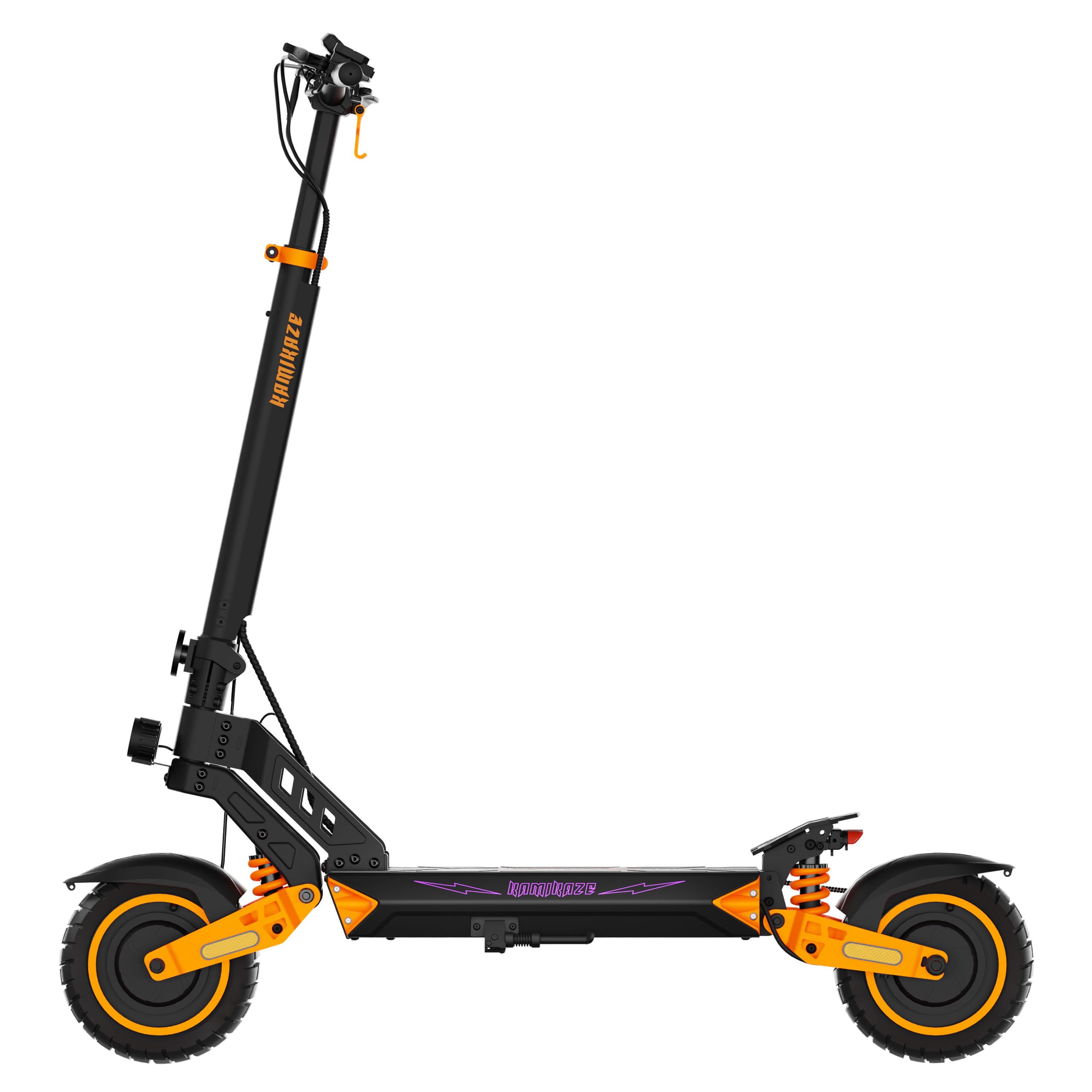 Trottinette Électrique Kamikaze K1 Max, Double Moteur, Autonomie Jusqu’à 80 km, Roues 10 Pouces, Freins à Disque, Suspension Intégrale, Confort et Sécurité