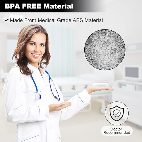 Miniatura 6 de Estuche retenedor, funda delgada para alineadores con espejo, compatible con Invisalign, protector nocturno y protector bucal, funda de retención