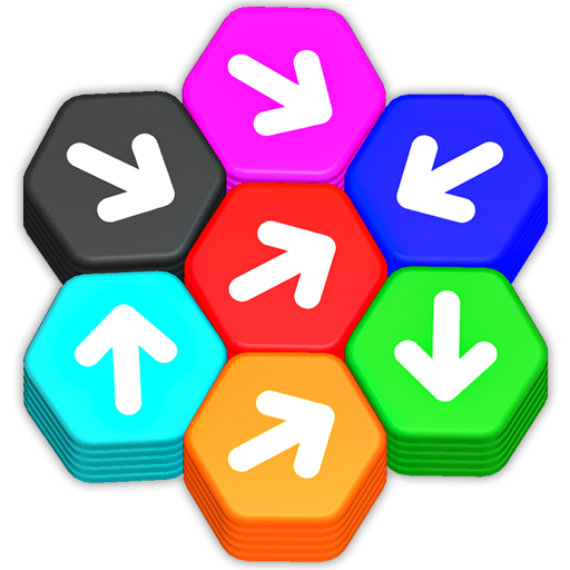 ガブガブガブリくんHEXA UP BEAT Hexa Away Puzzle Master Unpuzzle: Hexa Sort Tap Away Blocks