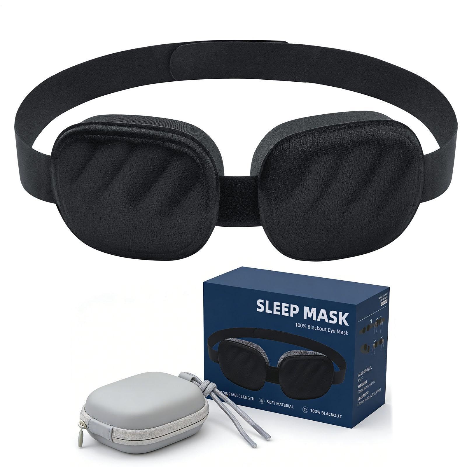 Máscara para dormir 3D transpirable ropa de dormir lavable para bloquear la luz 8