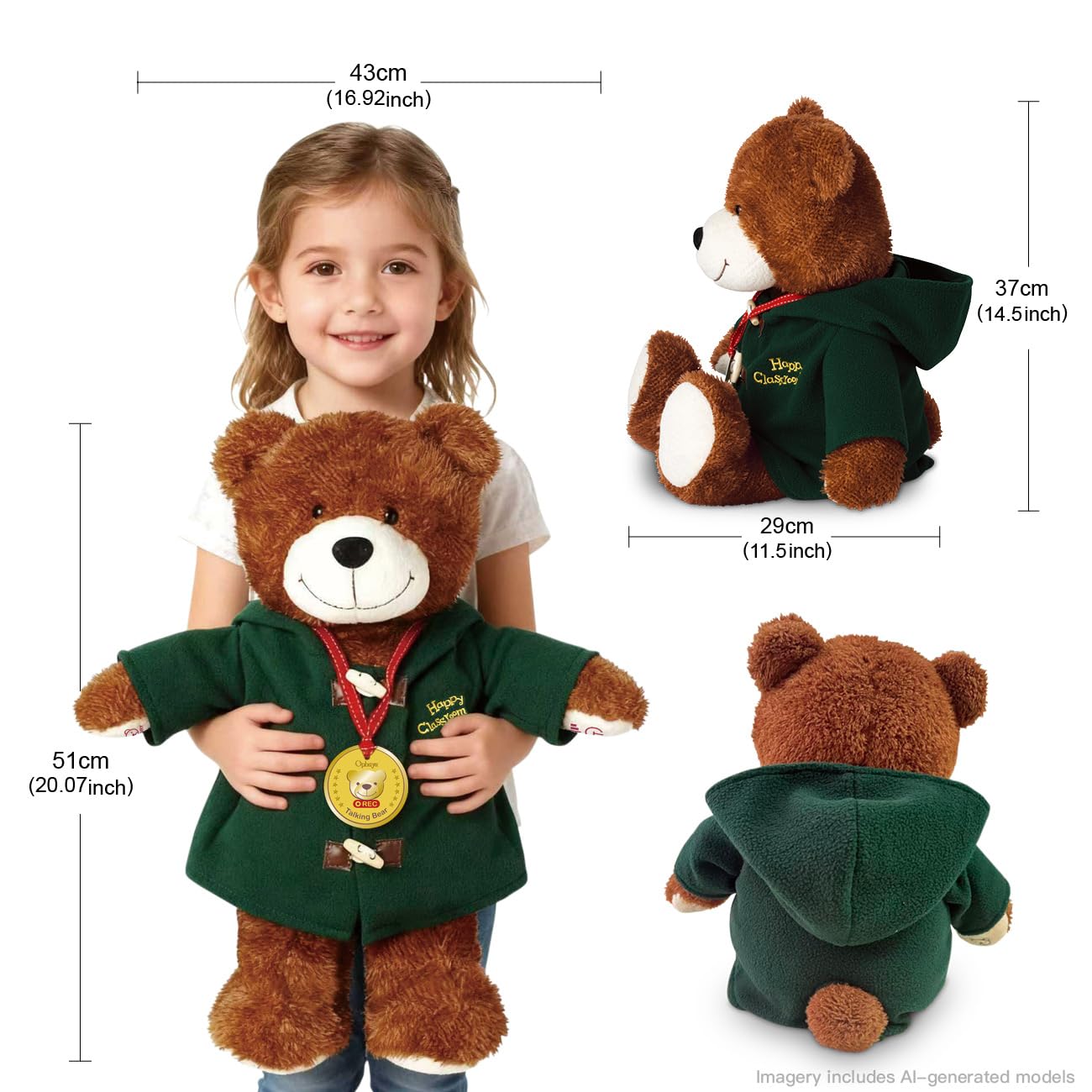 OPHAYA Ours en peluche