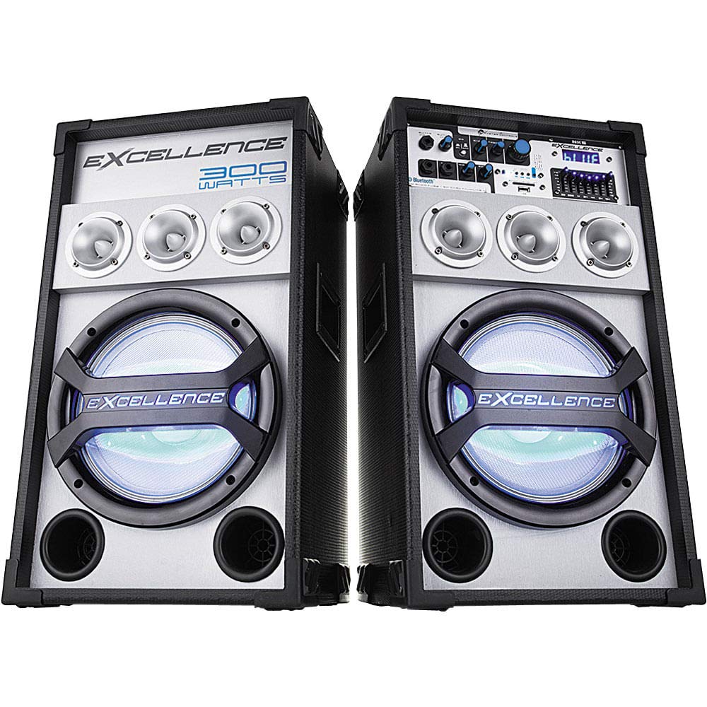 ENA　ラボックKSS LEDー12000K 900 2本セット Caixa de Som Amplificadora Bluetooth 300W RMS NKS, Alto-Falante de