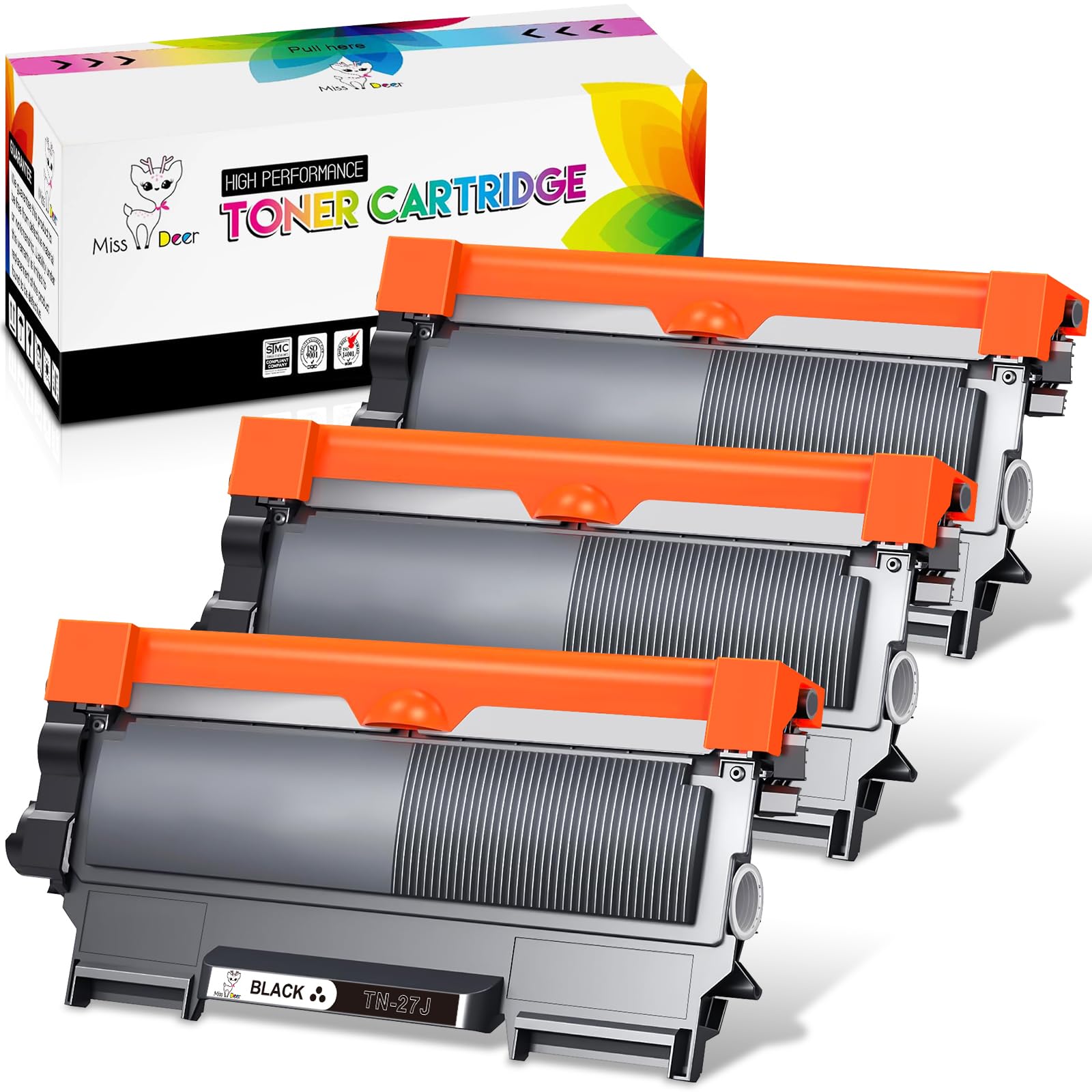 Amazon.co.jp: Miss Deer TN-27J トナーカートリッジ 3本セット TN27J 