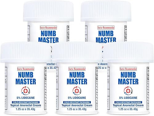 Numb Master - Crema entumecedora tópica de lidocaína al 5 máxima resistencia y alivio del dolor de larga duración crema anestésica tópica de acción disponible en Yaxa Colombia