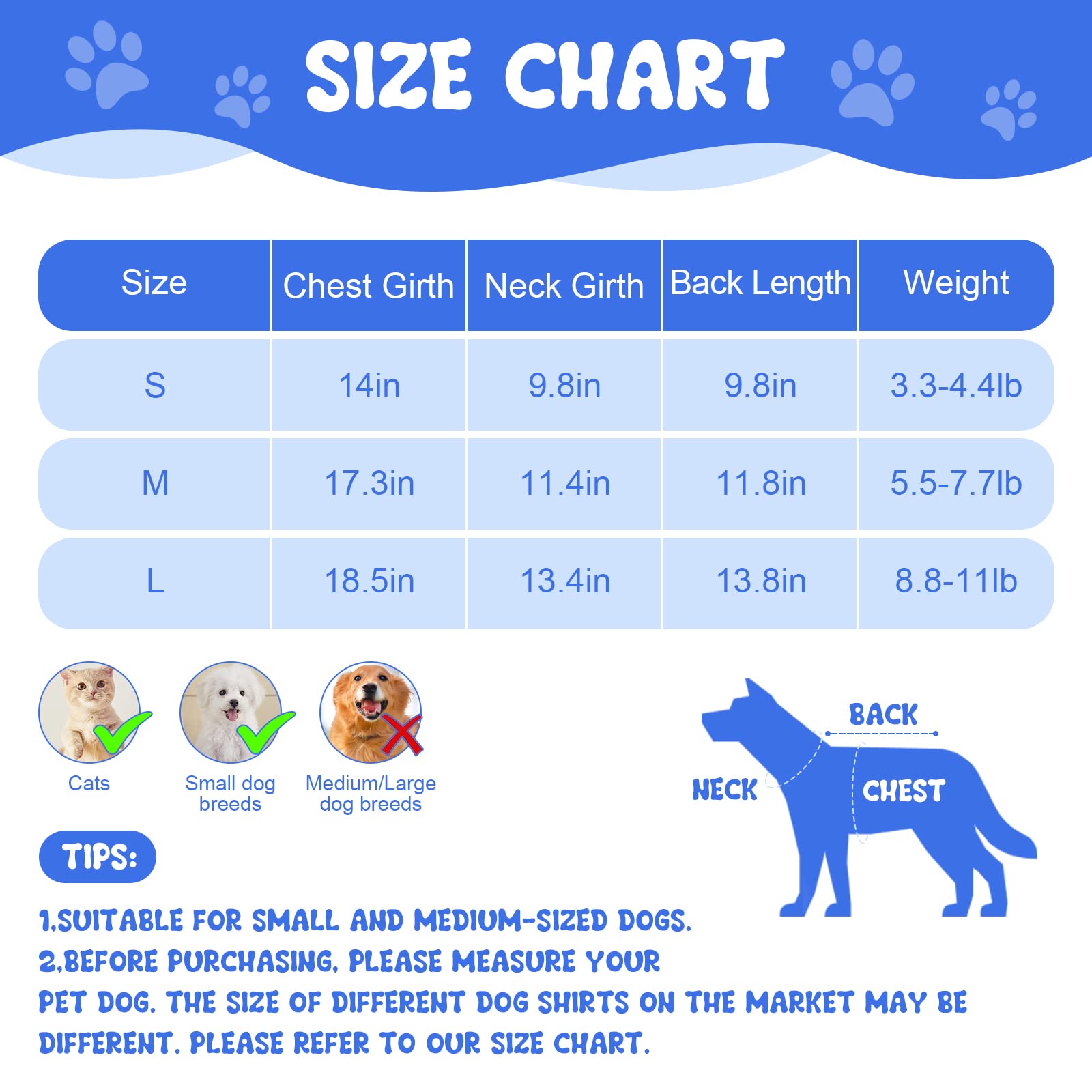 8 camisas para mascotas para perros pequeños, gatos, ropa impresa suave y transpirable con bonito patrón, sudadera para perro para chihuahuas, papillones, pomerania (para niño fresco, pequeño)