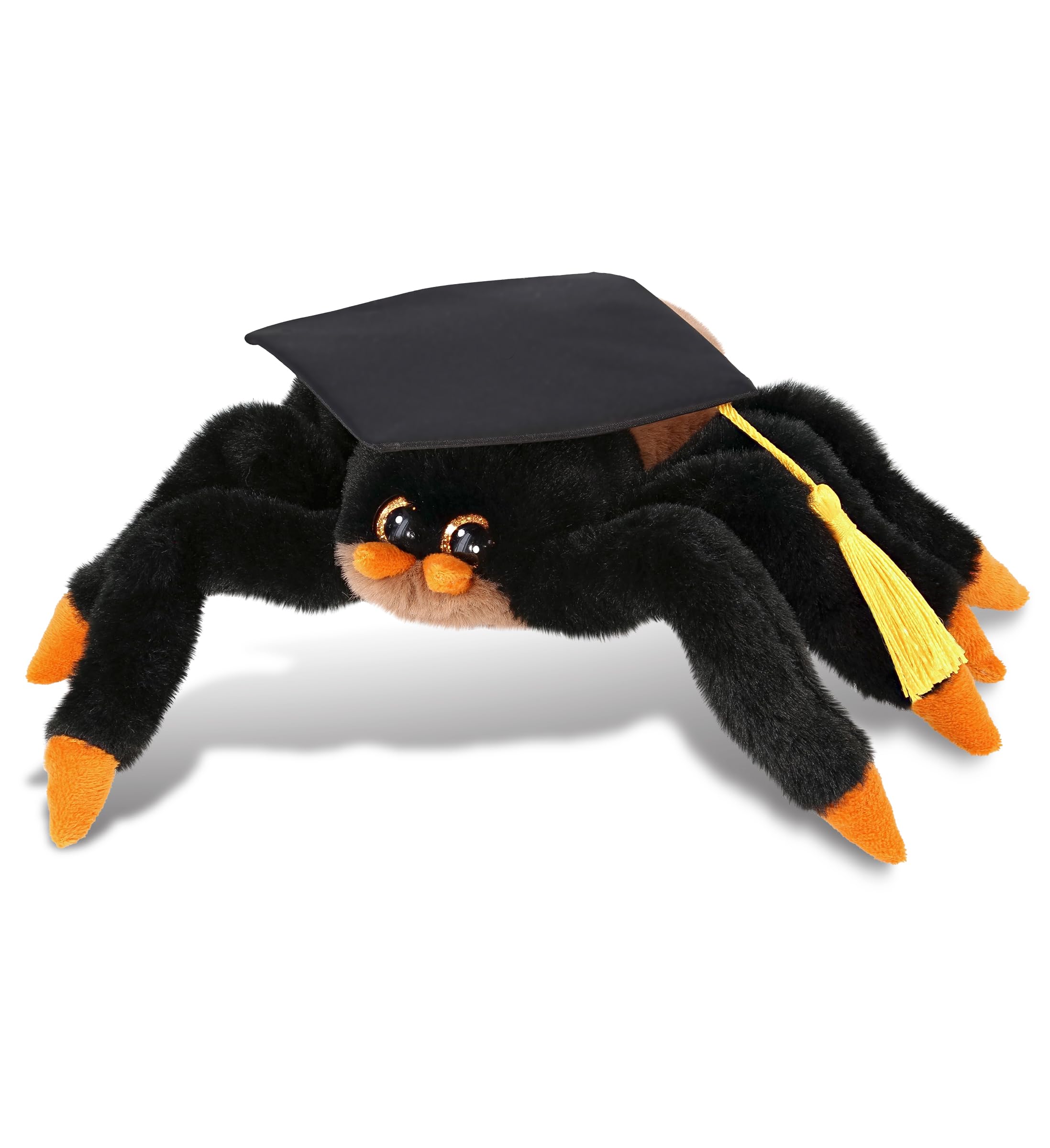 DolliBu Wild Tarantula Spider Graduation Plush Toy - Super Soft Plush Graduation Stuffed Animal Dress Up with Graduation Cap with Tassel - Gift with Personalization - 7 Inch-image-1