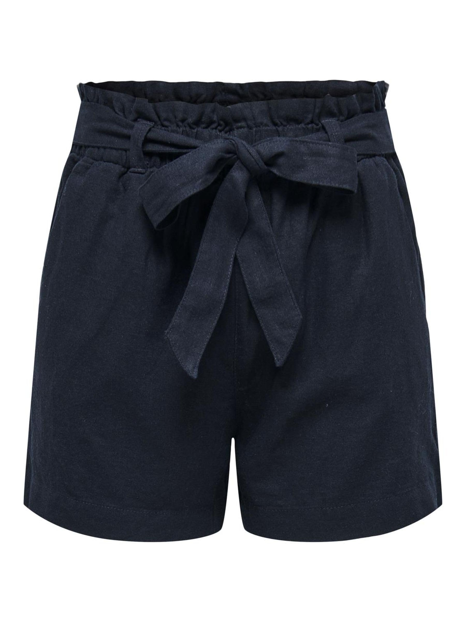 JdY Women's JDYSAY MW Linen Shorts WVN NOOS, Sky Captain, 16