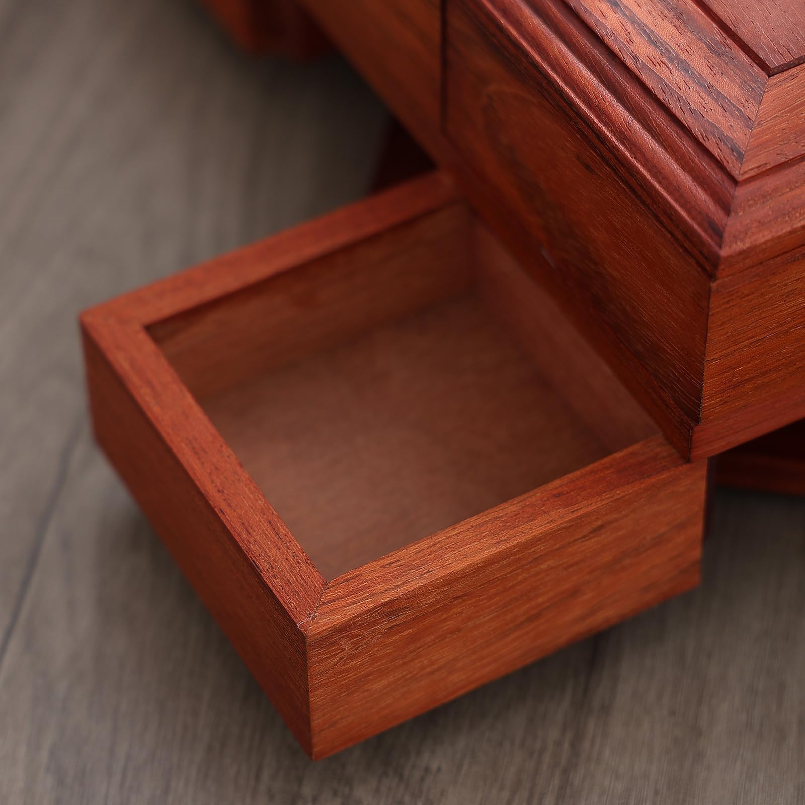 360° Drehbare Snackbox Aus Holz Für Trockenfrüchte, Nussbox, EIN Oder Zweilagig Erhältlich, Für Trockenfrüchte Und Nüsse, Mehrzweckbox Für Trockenfrüchte, Tee, Single Layer 20x20x6cm