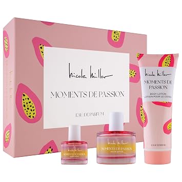 Nicole Miller Moments De Passion 3pc Eau de Parfum Gift Set for Her