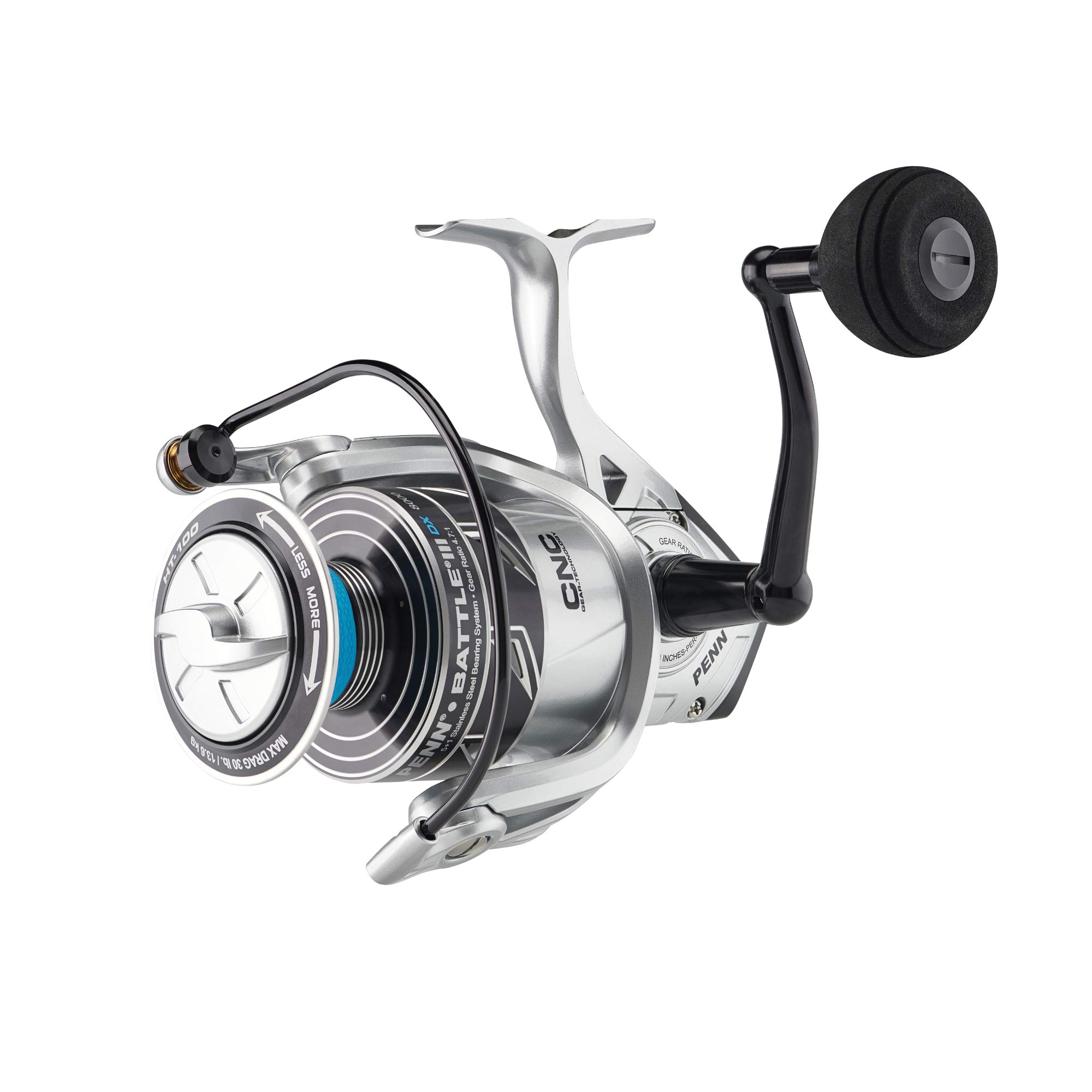 Amazon.com : PENN BTLIII8000DX Battle III DX Spinning 8000